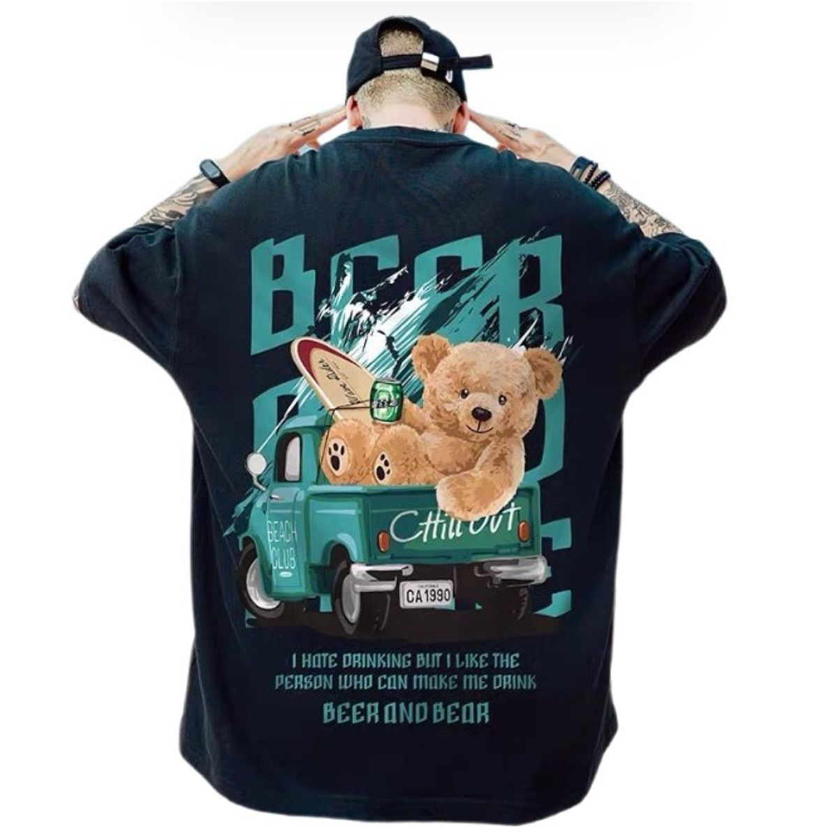 BLWOENS - Camiseta de manga corta para hombres