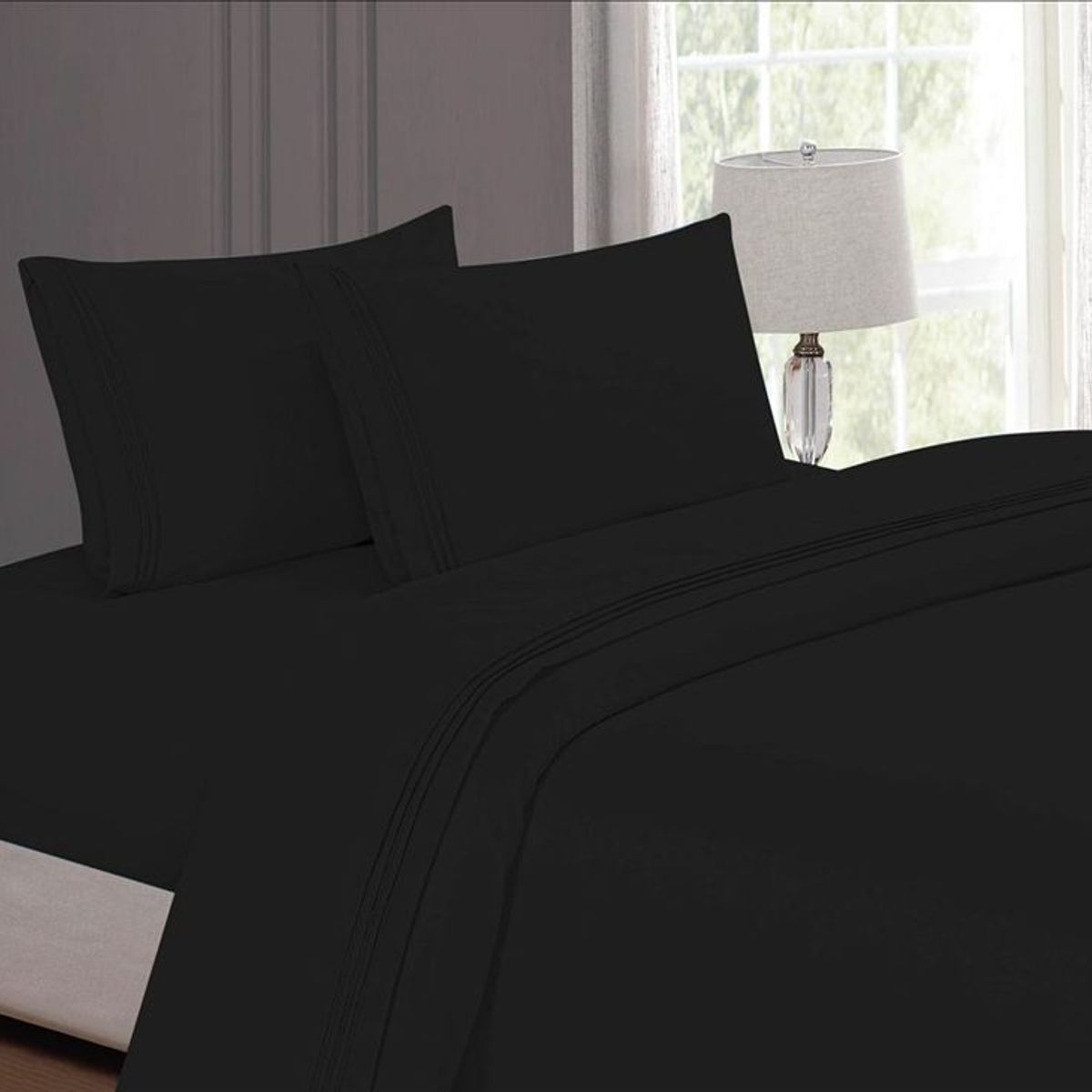 CASATEX - Juego de sabanas 2 plz 100% algodón con bordado