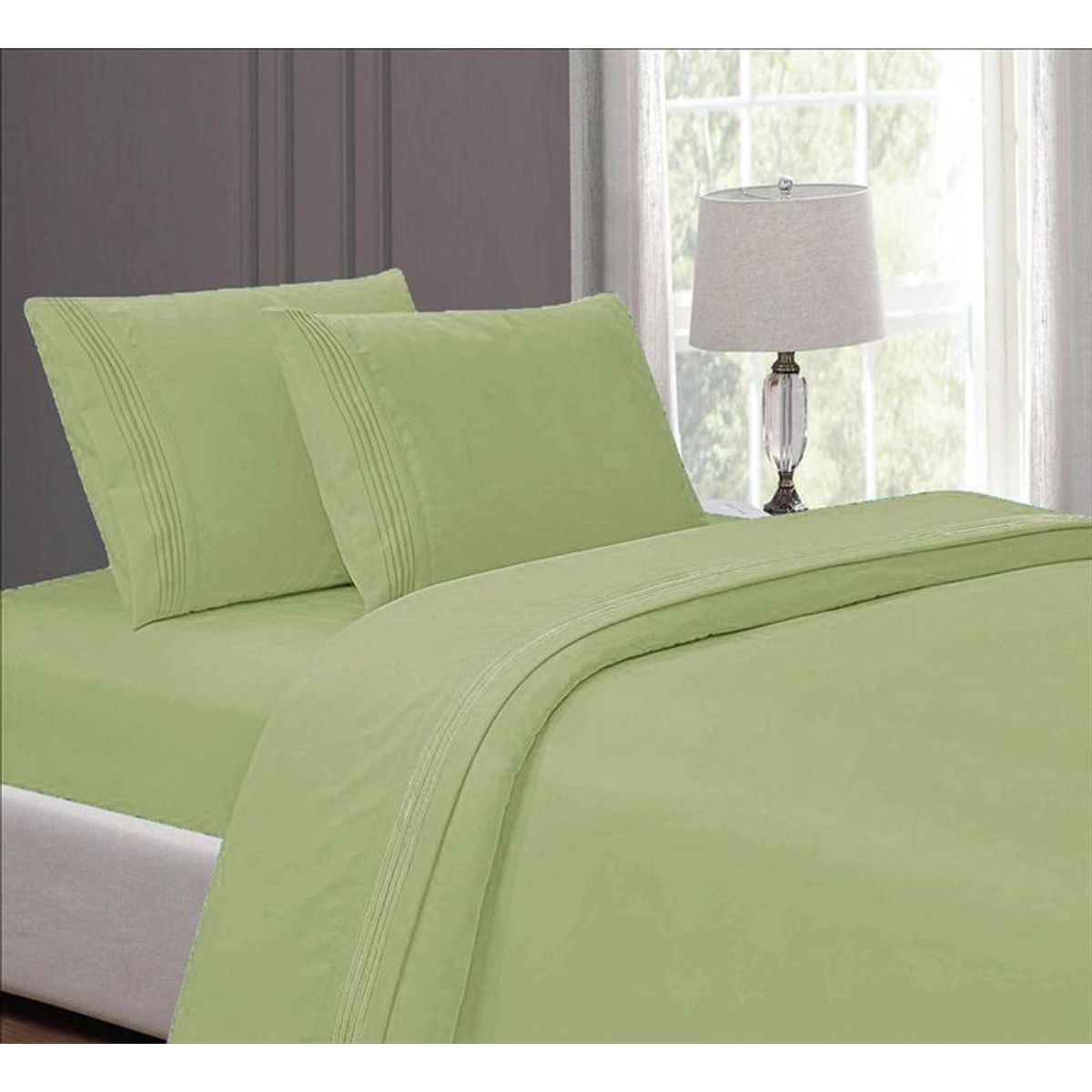 CASATEX - Juego de sabanas 2 plz 100% algodón con bordado