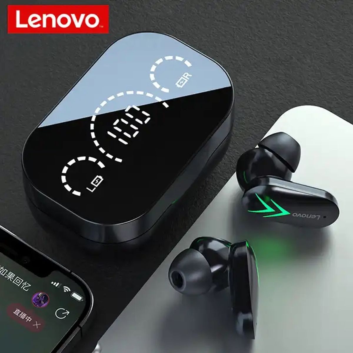 LENOVO - Audifonos Tws Lenovo Livepods Xt82 Bluetooth 5.1 Gaming