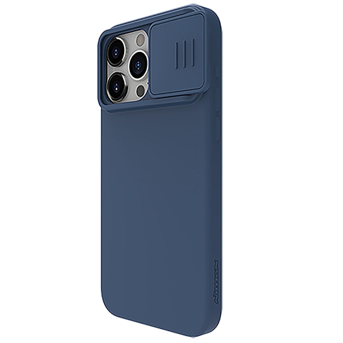 NILLKIN - Case Nillkin Silicone Blue - iPhone 15 Pro Max (MagSafe)