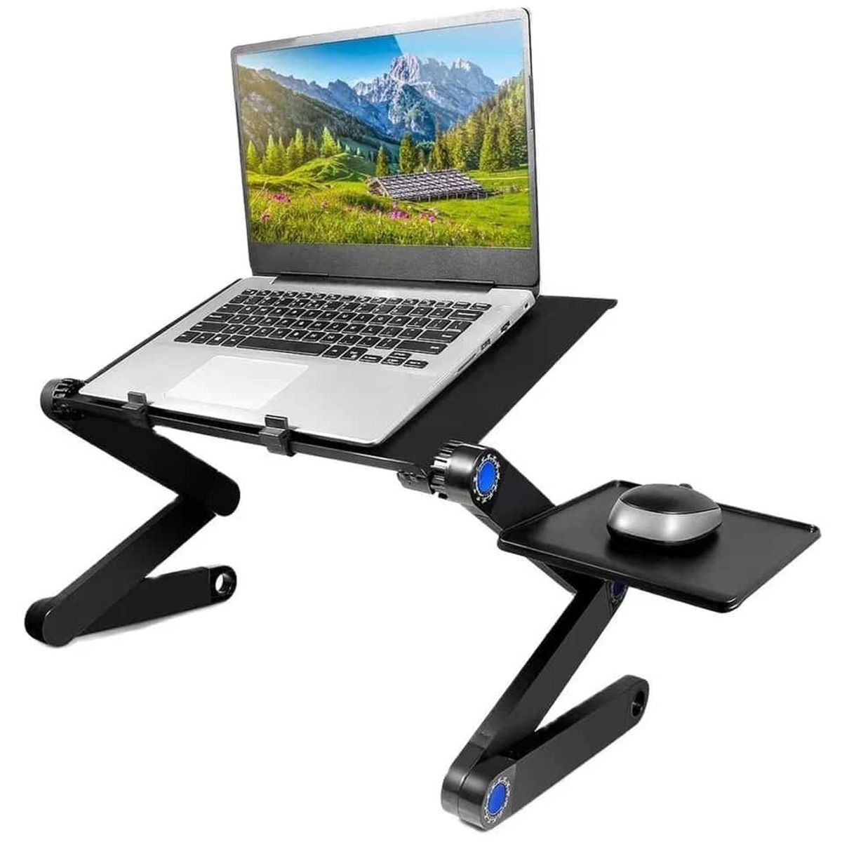 SEISA - Mesa Plegable para Laptop 2 ventiladores 1 Porta Mouse