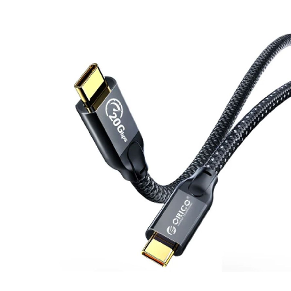 ORICO - Cable Premium Usb-c 3.2 Gen 2 Macho 100w 4k@60hz Reforzado (1m)