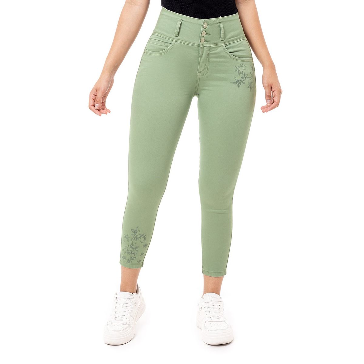 PIONIER - Pantalon Moda Drill Stretch Mujer Ambell