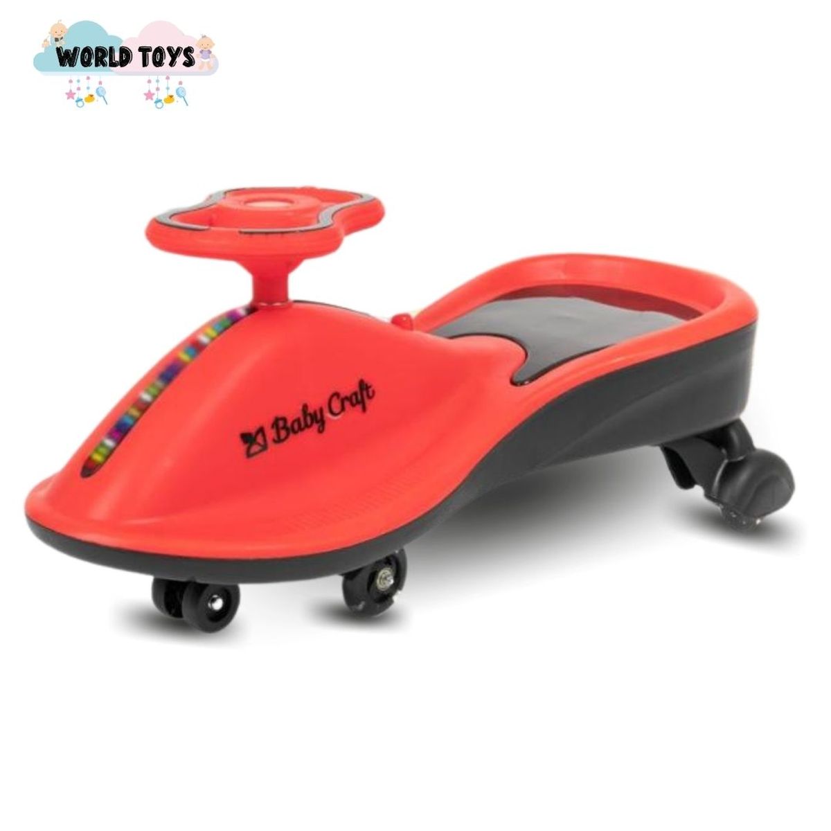 BABY HAPPY - Correpasillo Guiador Baby Craft «TWIST CAR» Red