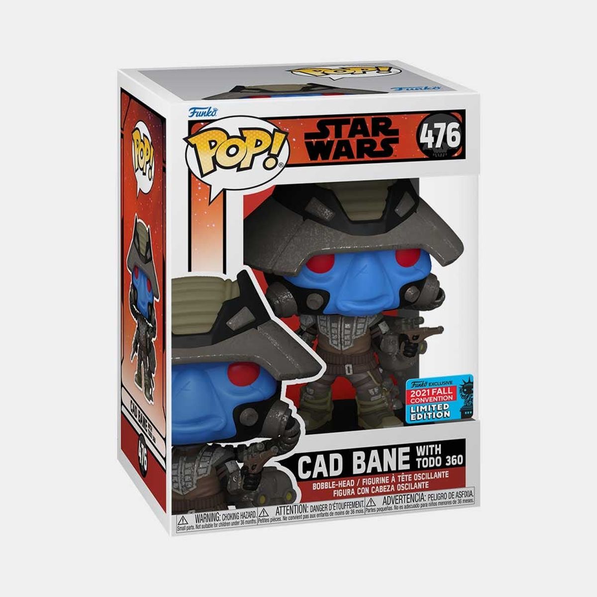 FUNKO - FUNKO POP STAR WARS: STAR WARS - CAD BANE WITH TODO 360 SE