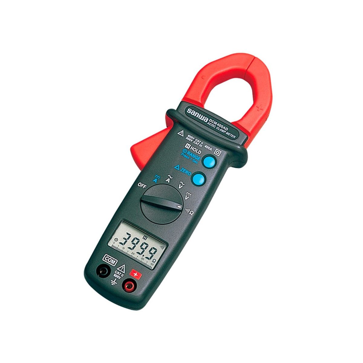 GENERICO - Pinza Amperimetrica Dig. 400 Amp DCM400AD SANWA