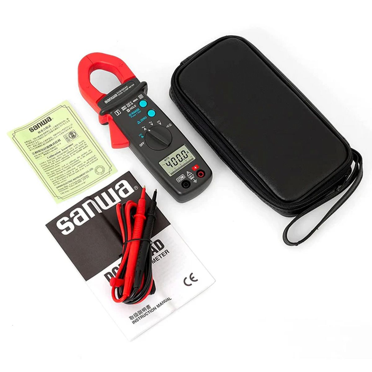 GENERICO - Pinza Amperimetrica Dig. 400 Amp DCM400AD SANWA