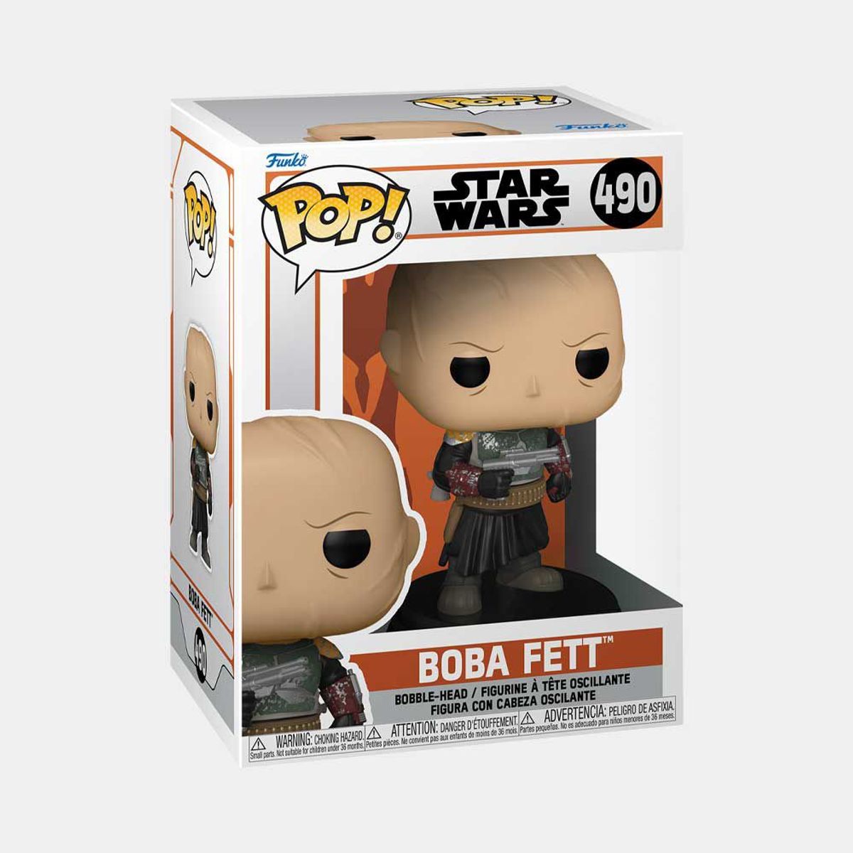 FUNKO - FUNKO POP THE MANDALORIAN BOBA FETT WITHOUT HELMET SE