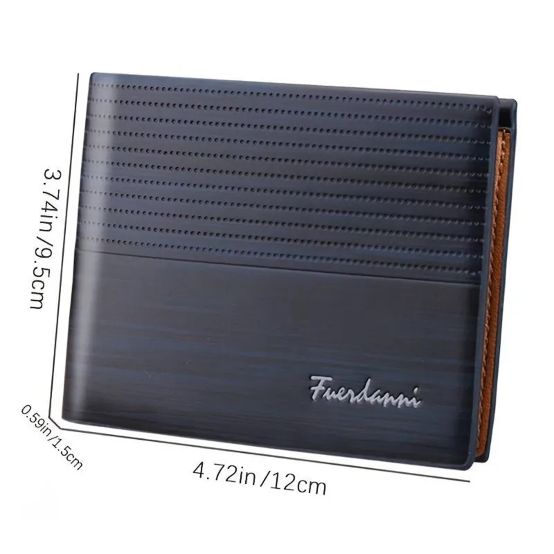 GENERICO - Billetera Corta Tarjetero Cartera Hombre Cartera Elegante