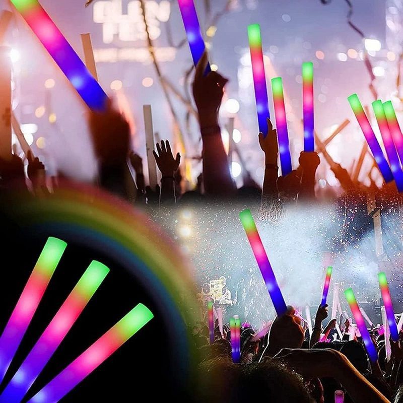 GENERICO - Varitas led varillas luminosas de espuma para fiestas año nuevo