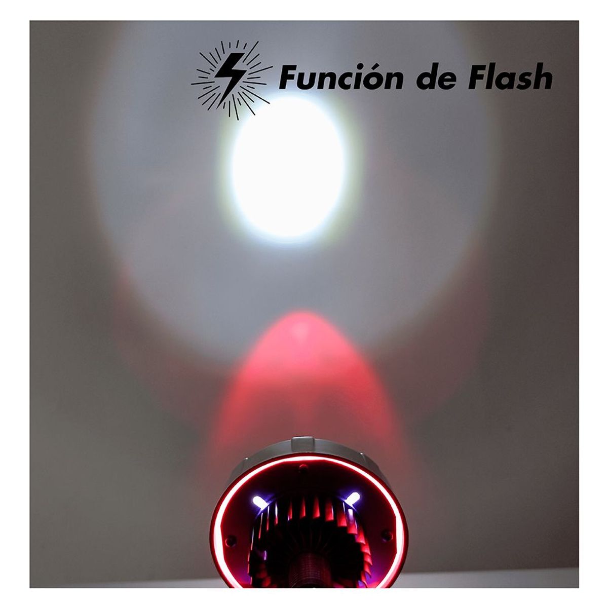 GENERICO - Faro Led Proyector Ojo Diablo Blanco Azul 15w Luz Fijaflash