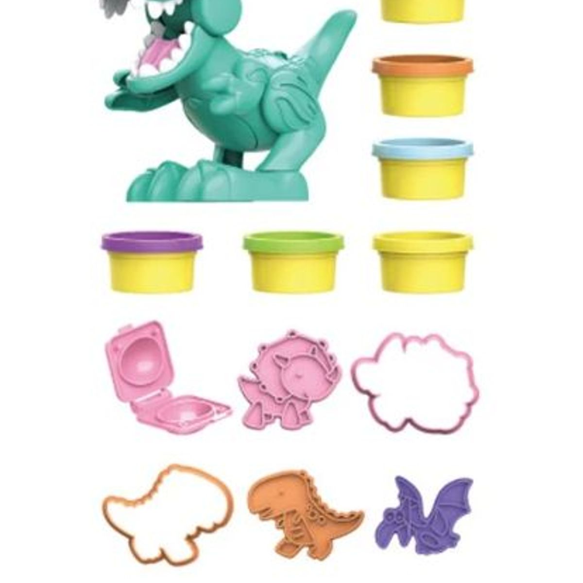 GENERICO - Set Dinosaurio Clay Dinosaur Plastilina