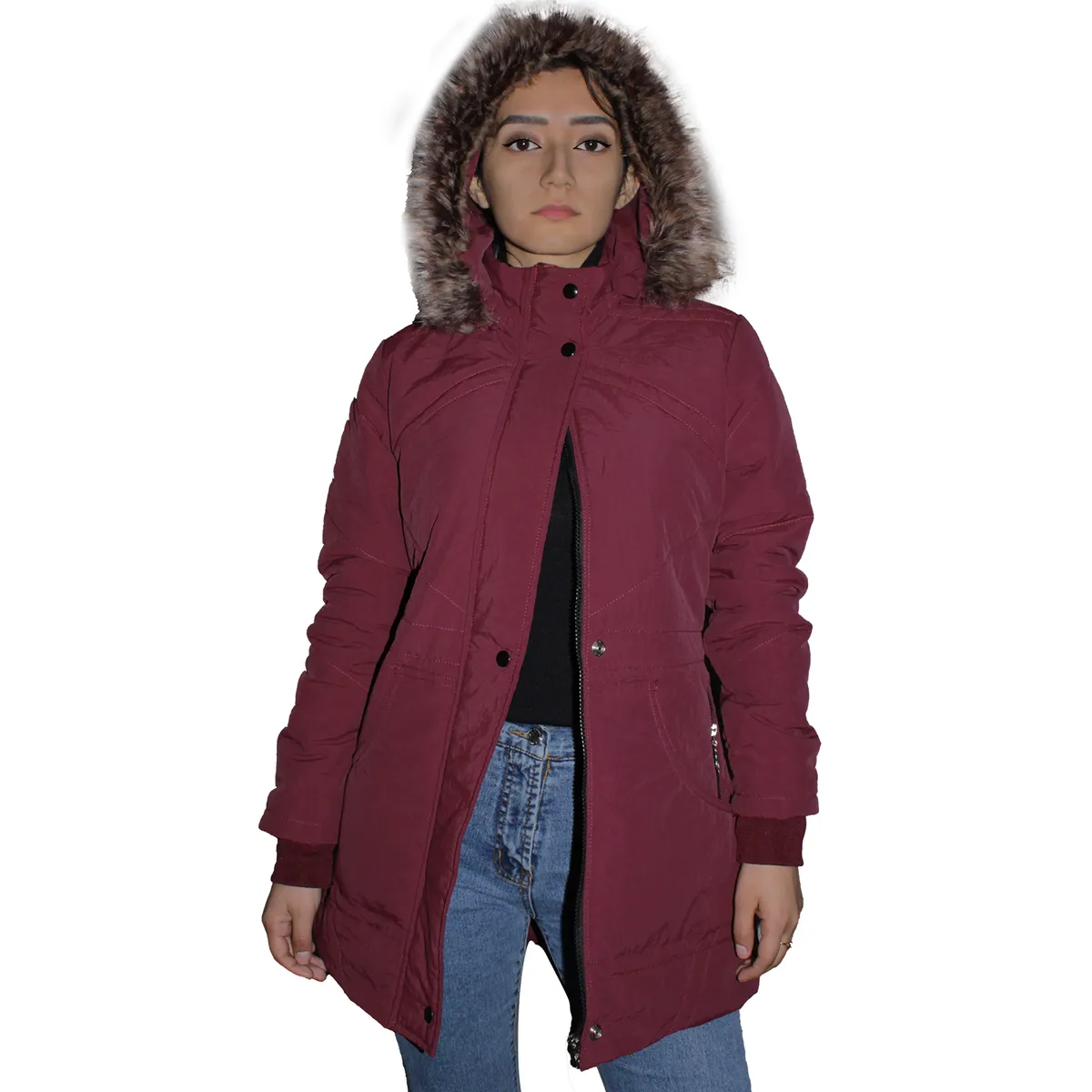 GENERICO - Casaca Parka Abrigo de Invierno para Mujer