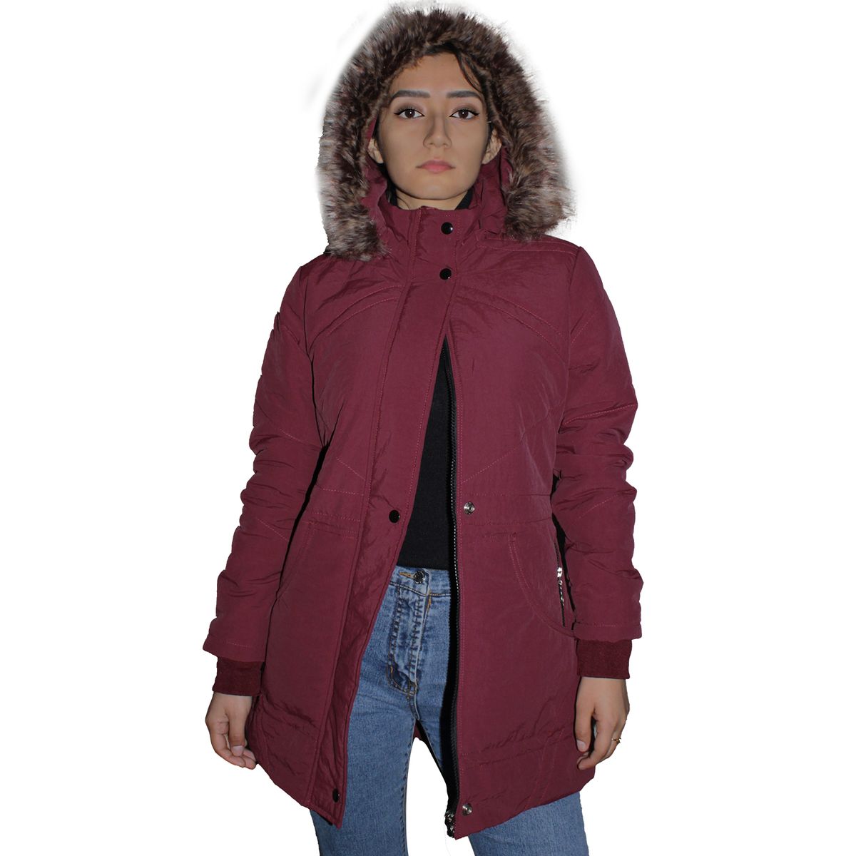 GENERICO - Casaca Parka Abrigo de Invierno para Mujer