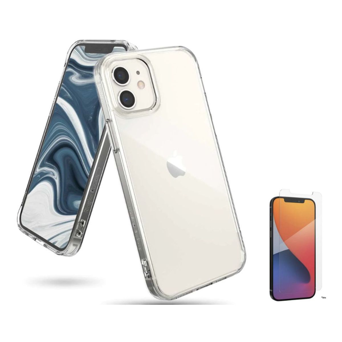 RINGKE - CASE RINGKE FUSION IPHONE 12 MINI + VIDRIO