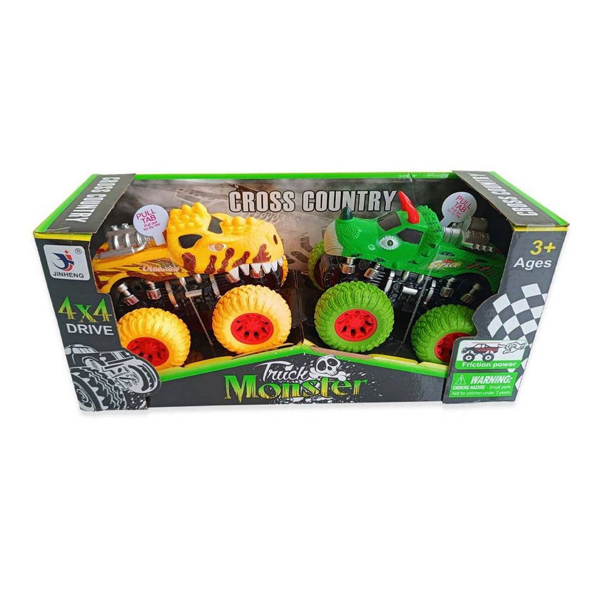 GENERICO - Juguete Carros Truck Monster con Luces y Sonido