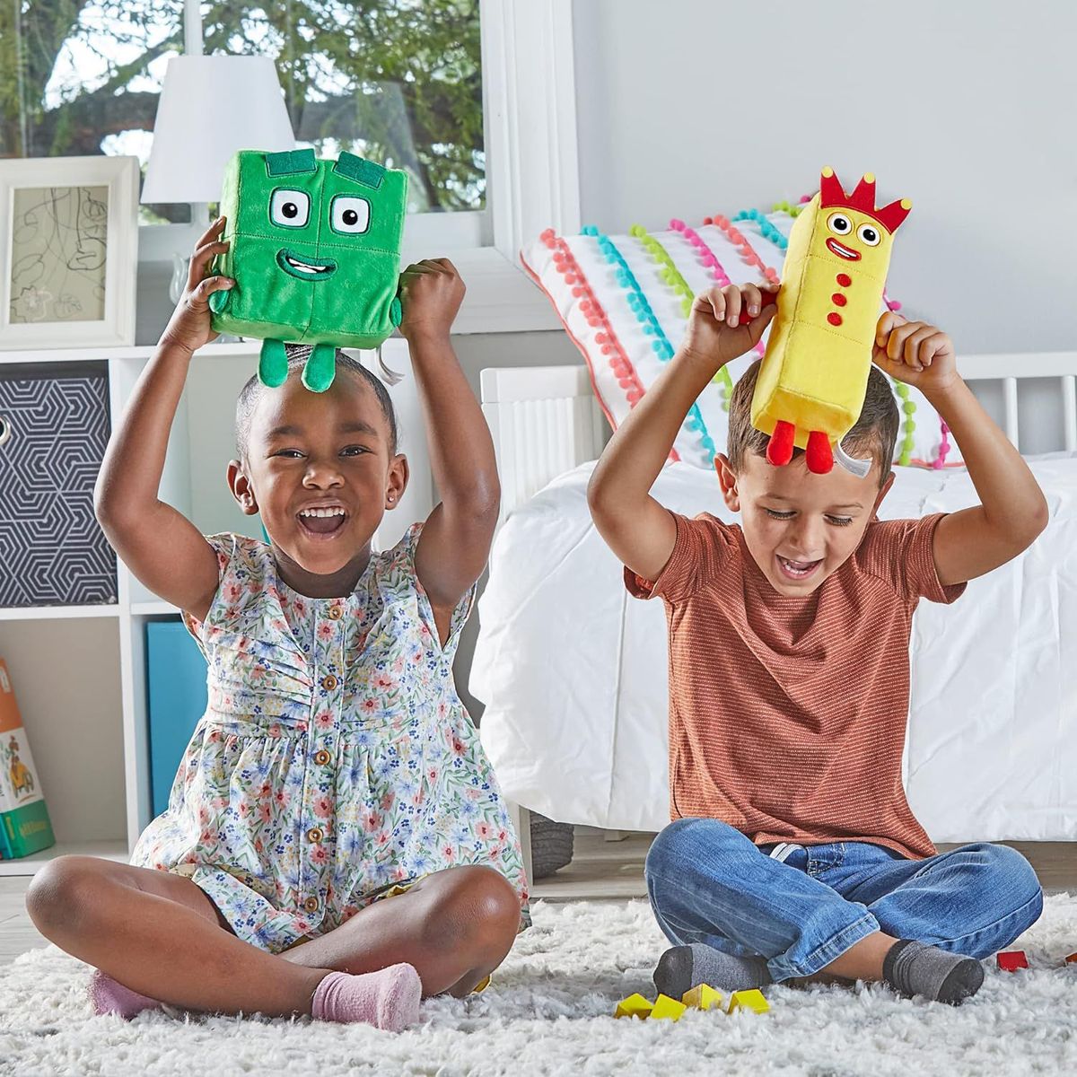 AMAZON - Pack Peluche Numberblocks Number Blocks Numero tres y cuatro
