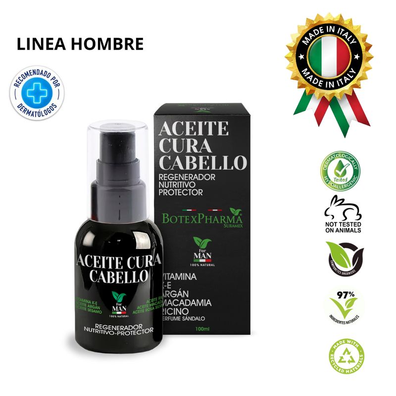 BOTEXPHARMA - Aceite para el Cabello  Reparación, Reestructuración, Revitalización