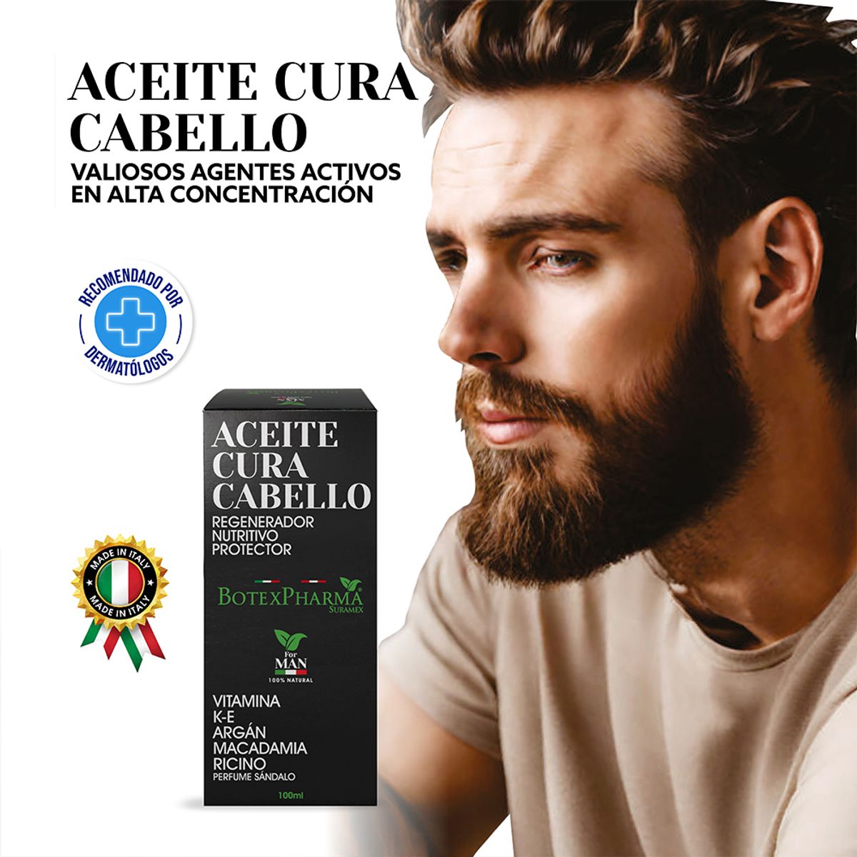 BOTEXPHARMA - Aceite para el Cabello  Reparación, Reestructuración, Revitalización