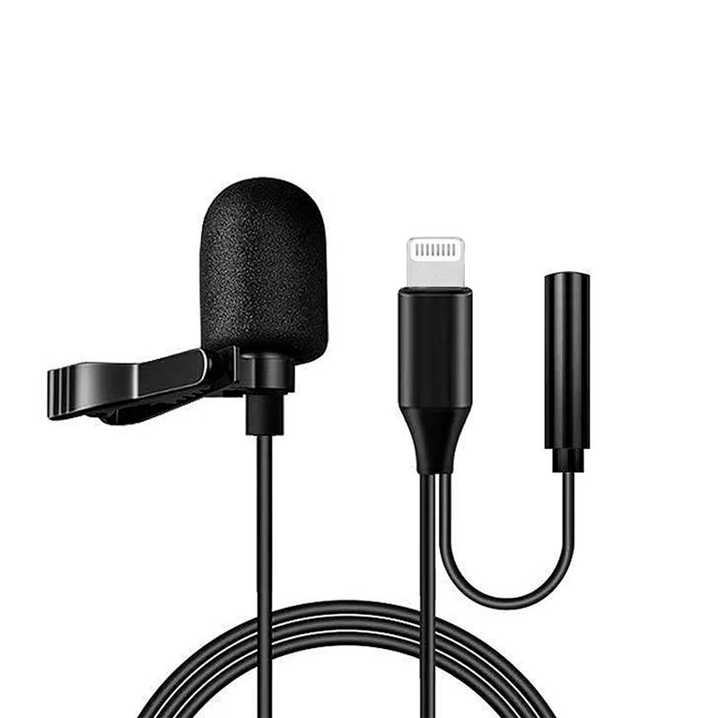 GENERICO - Micrófono Lavalier Solapero Lightning Supervisión De Audio