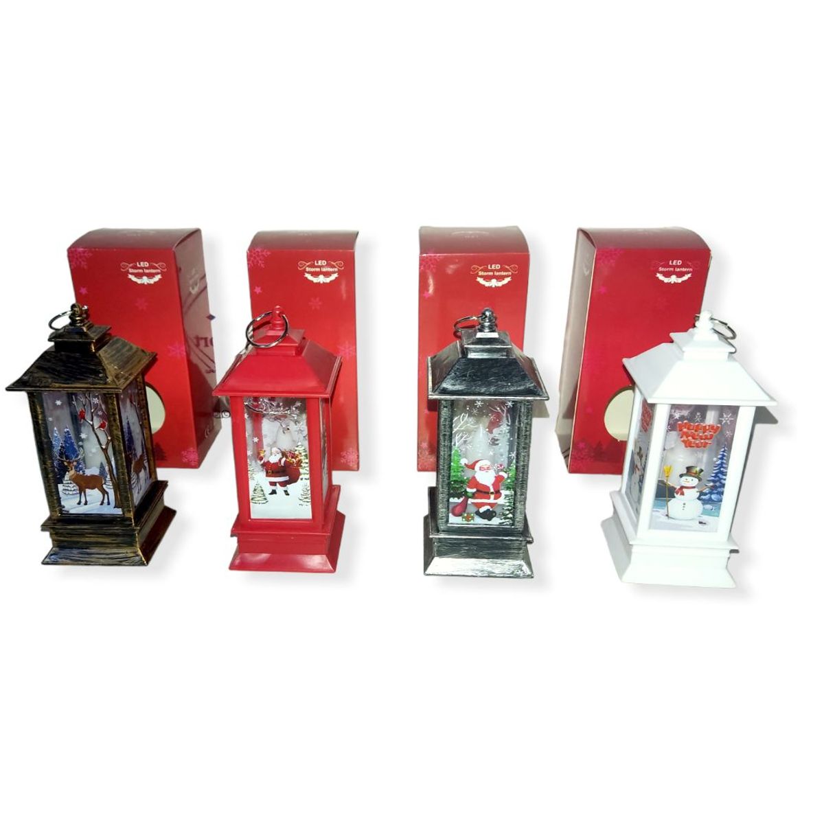 GENERICO - Farolitos navideños x 4