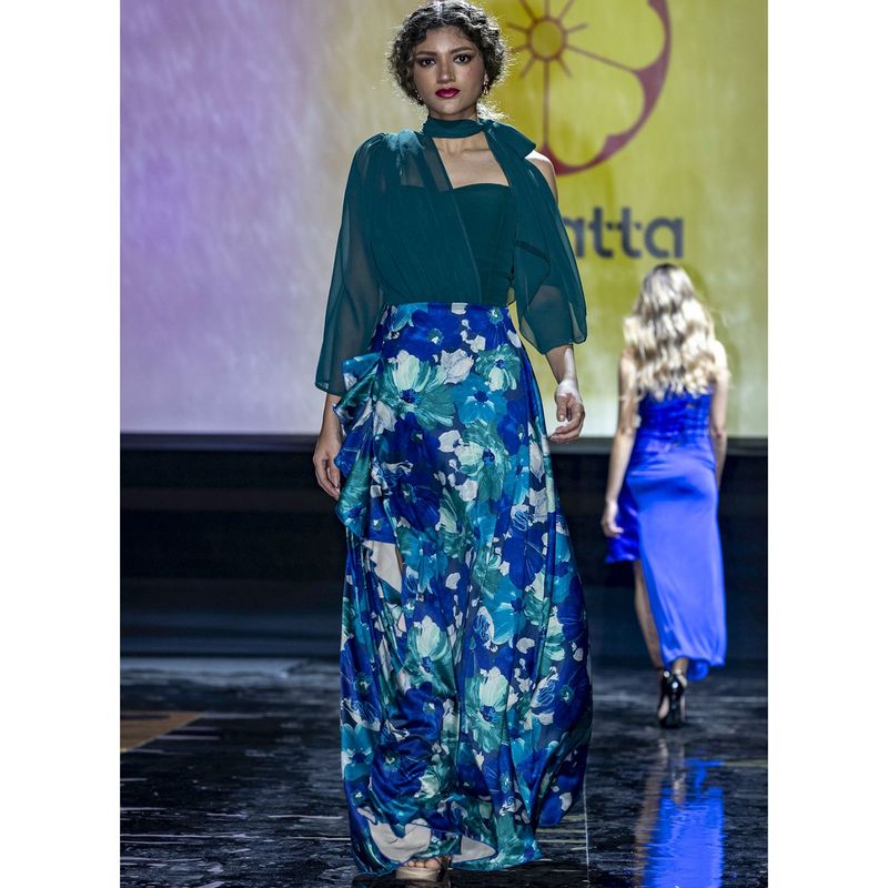 DOLCATTA - Vestido Belle Iris- Flowers Print