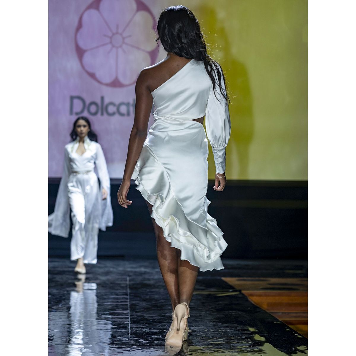 DOLCATTA - Vestido Alba  Ivory Color