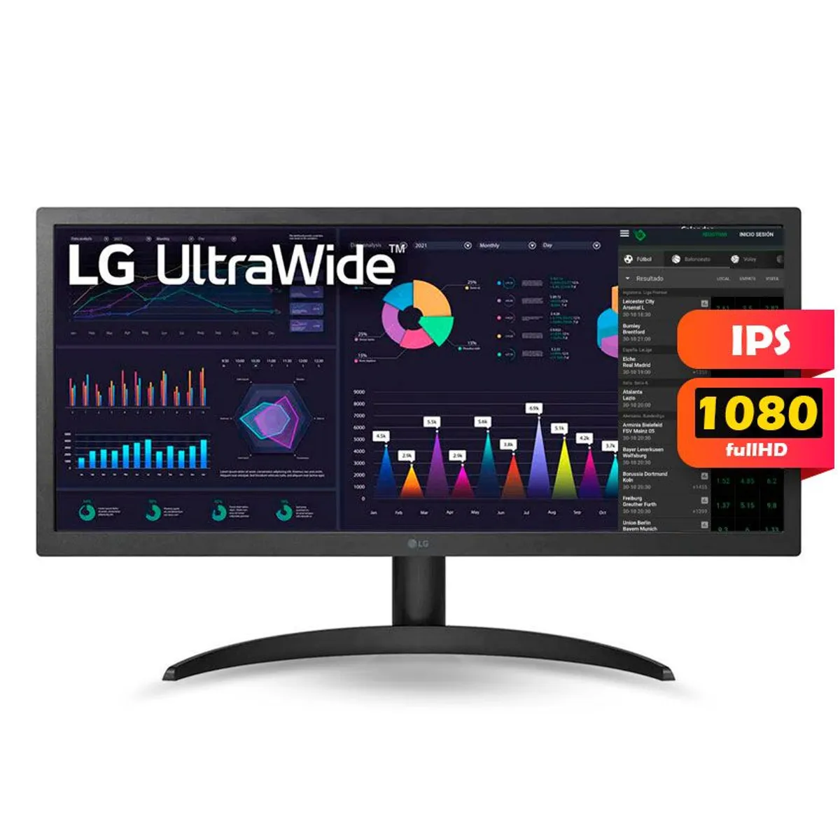 LG - Monitor UltraWide LG 26? HDR IPS FULL HD 26WQ500-B