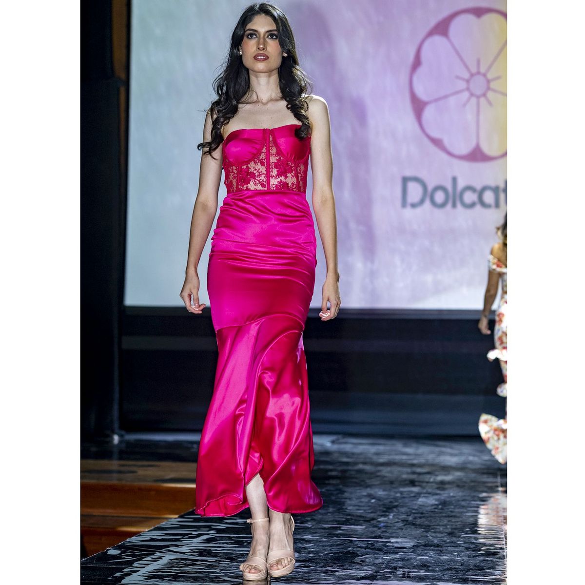 DOLCATTA - Vestido Mirella - Fucsia Color