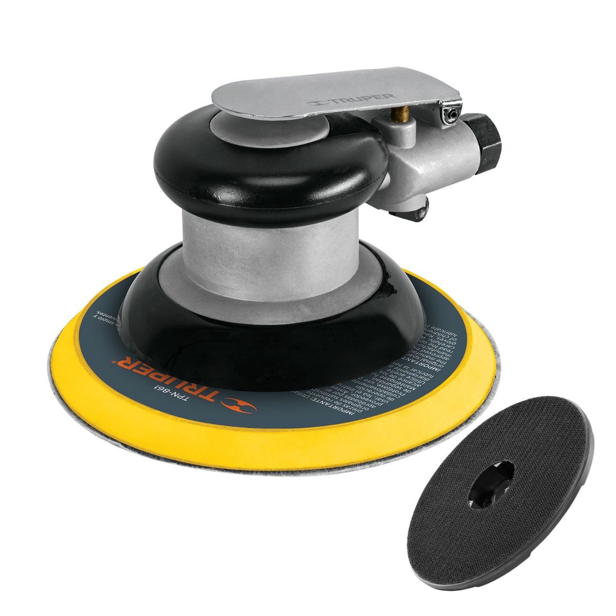 TRUPER - Lijadora Orbital Neumatica 6" Industrial Truper  101895