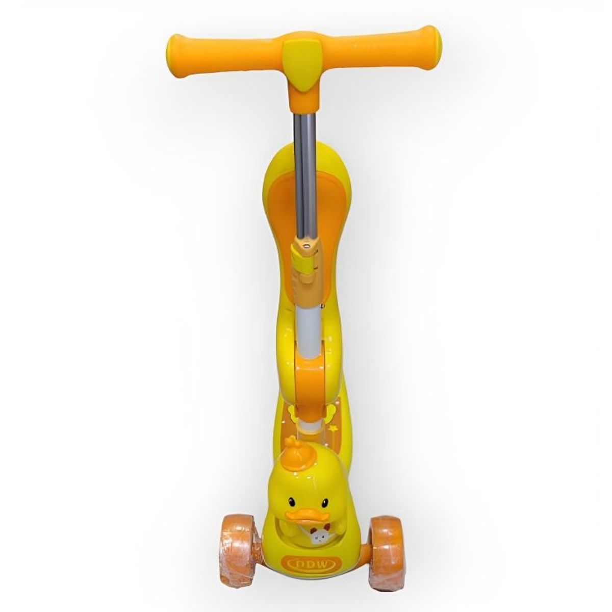 GENERICO - Scooter 2 en 1 Patito Plegable con Luces Musicales