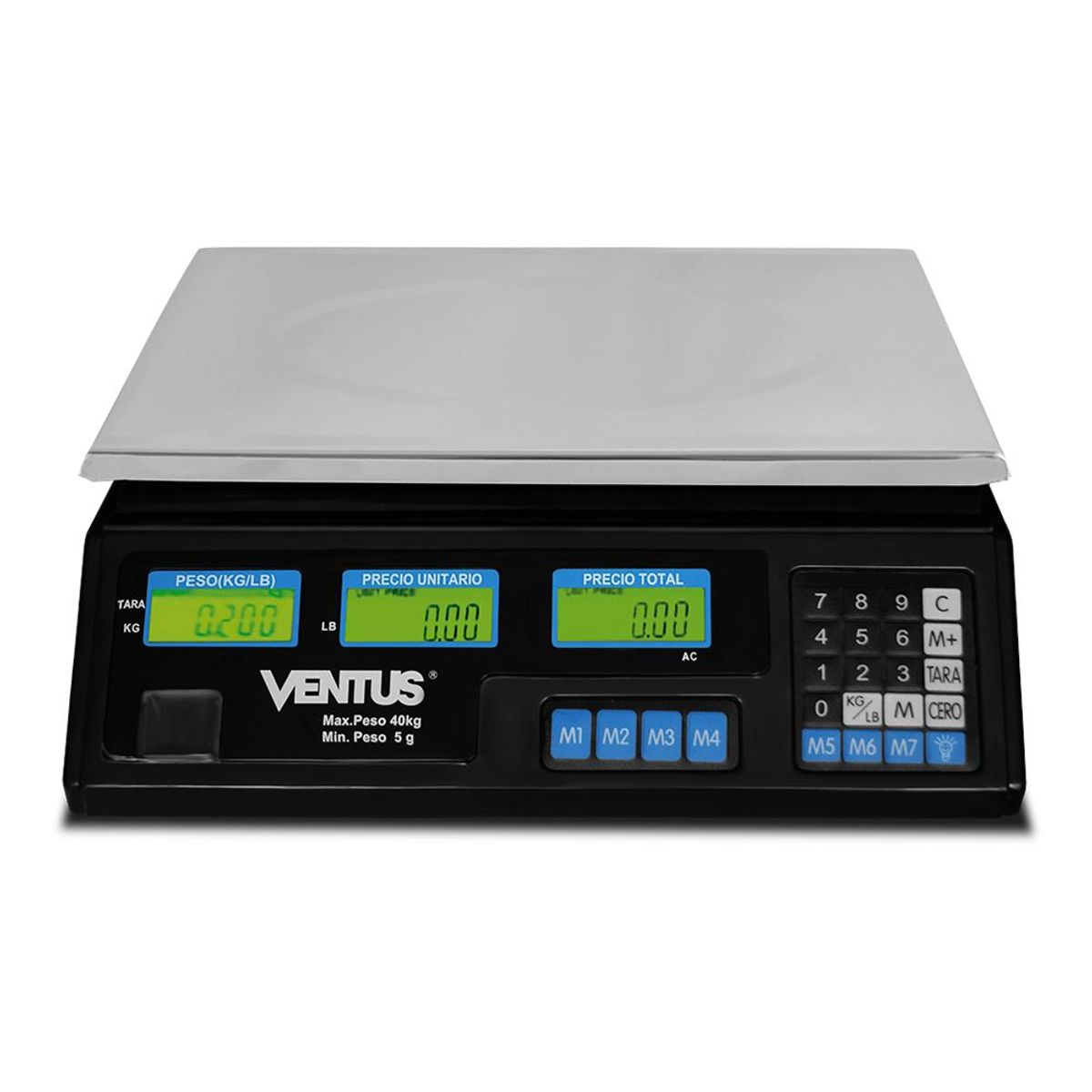 VENTUS - Balanza digital de mesa de 40 Kg- Ventus.