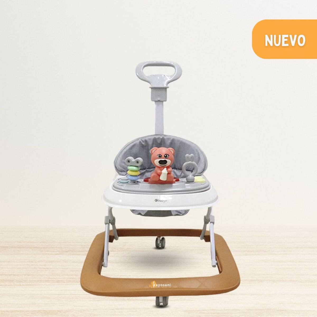 EBABY - Andador Musical Didáctico para Bebés «VARI» Brown