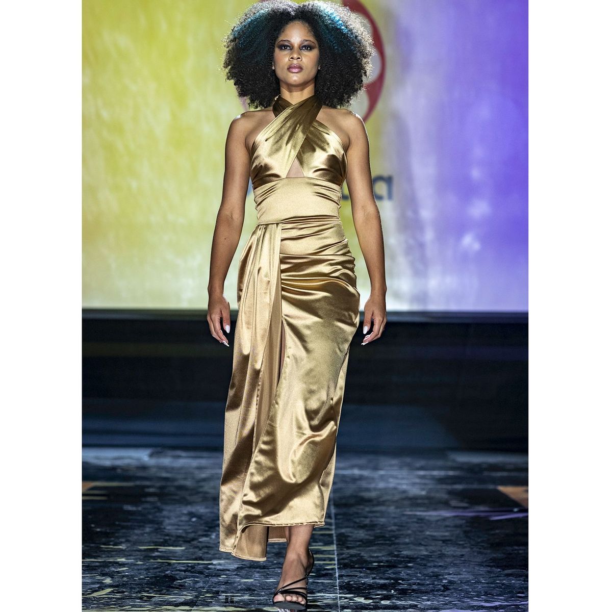 DOLCATTA - Vestido Harmony  Gold Color