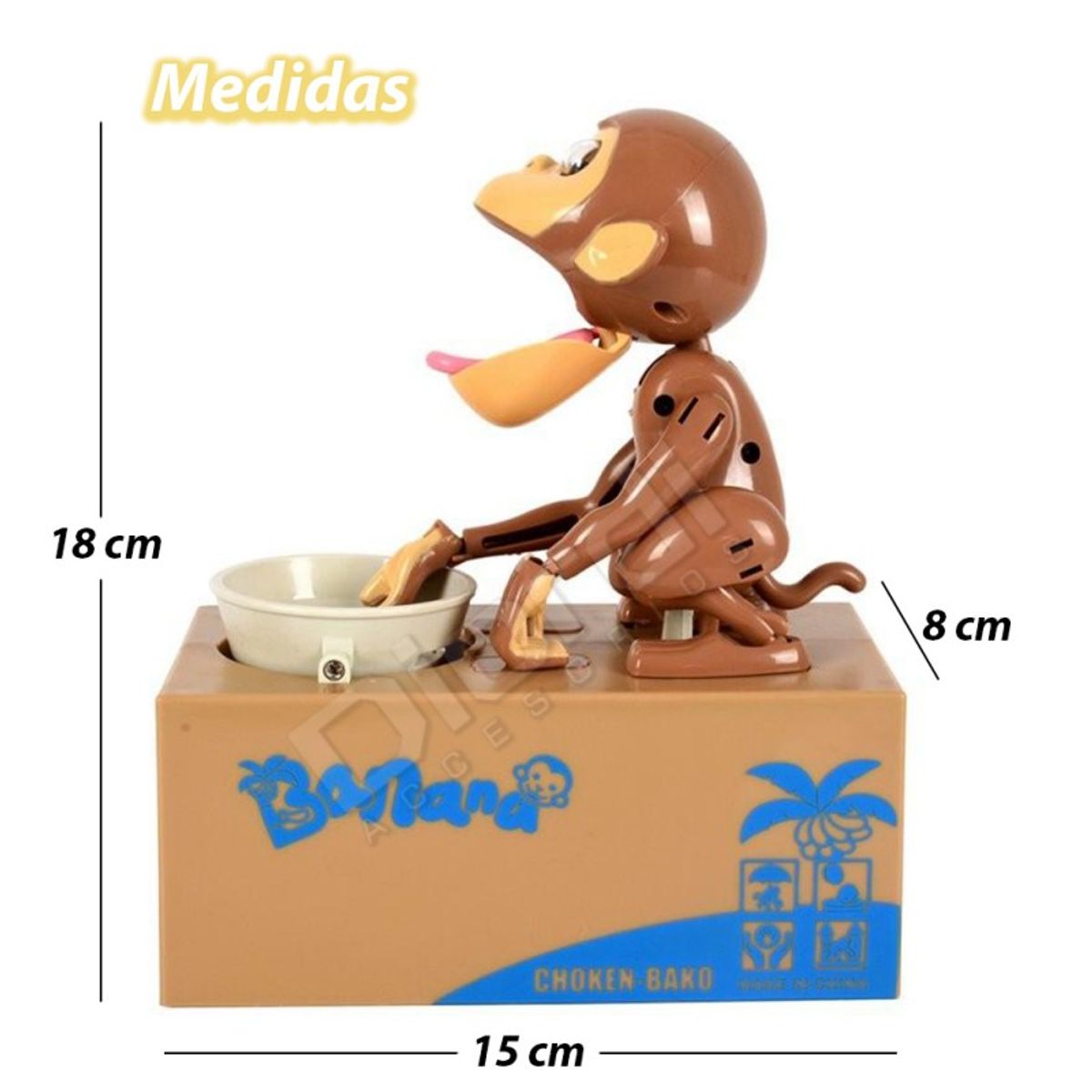 GENERICO - Alcancía Mono Electrónico Guarda Moneda En Oferta