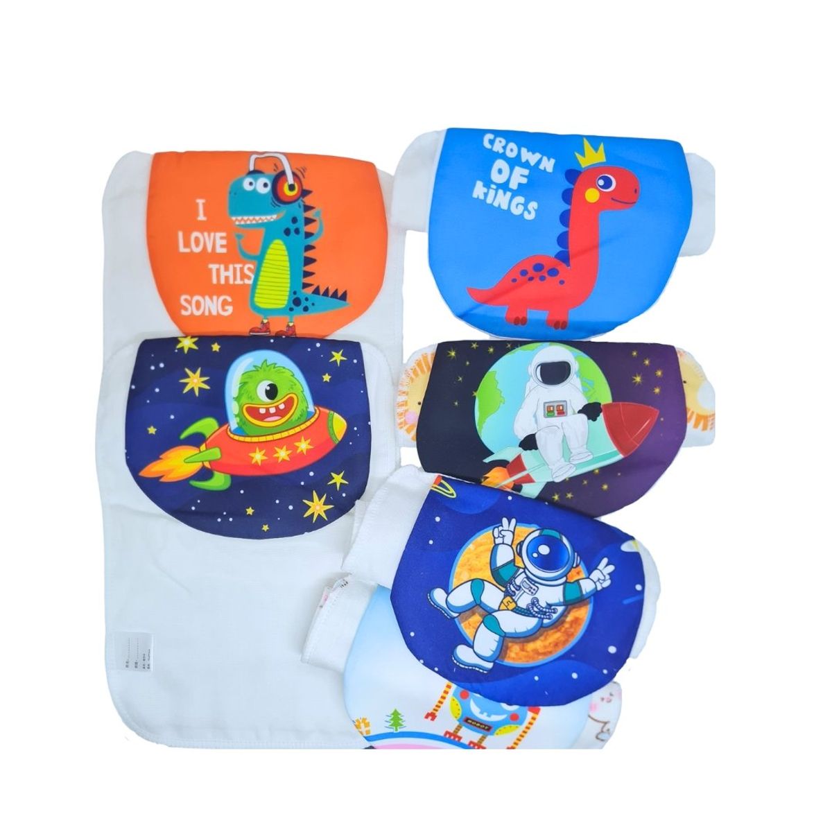 GENERICO - Paño absorbente de sudor para espalda de Bebe 3 piezas