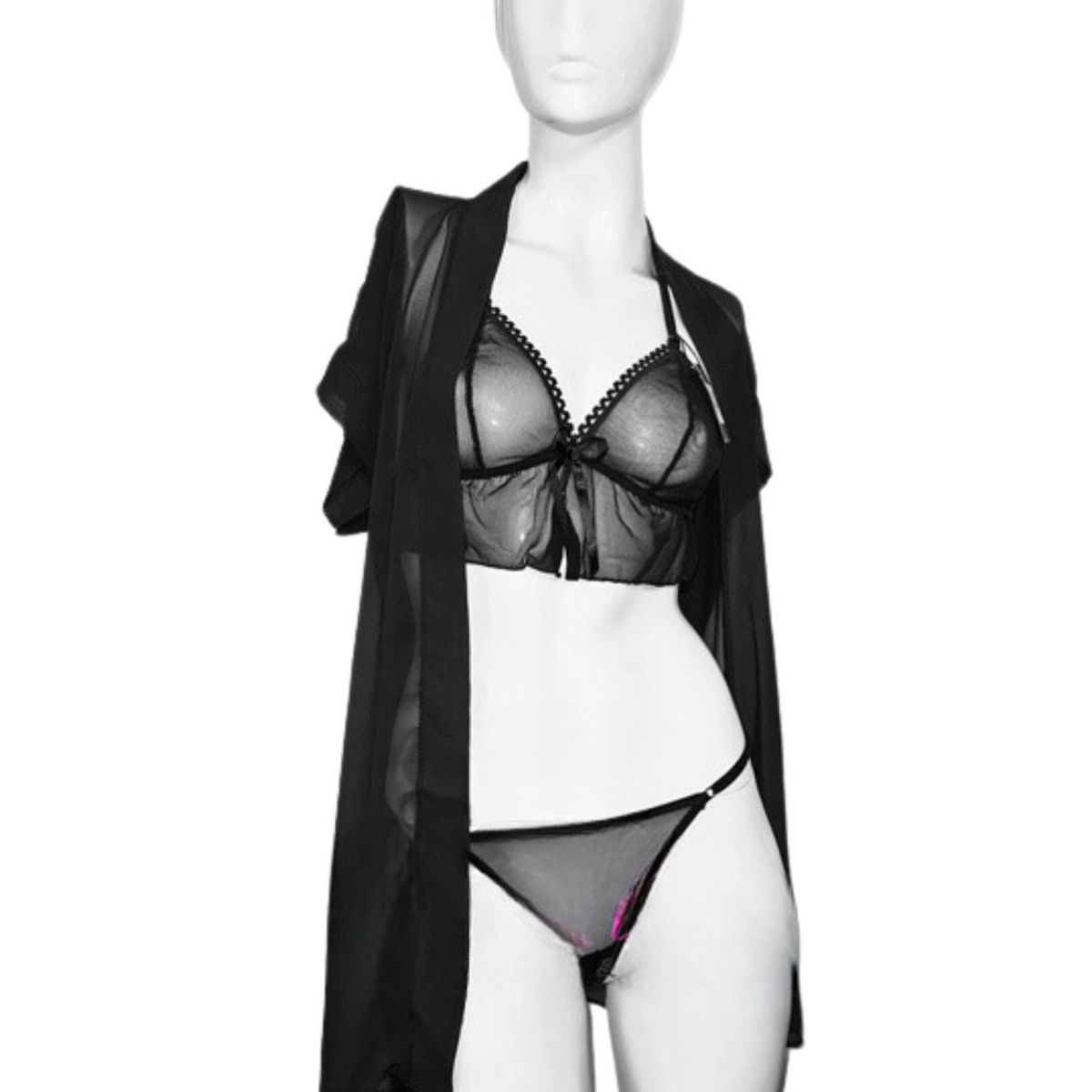 GENERICO - Bata más microbikini - Conjunto