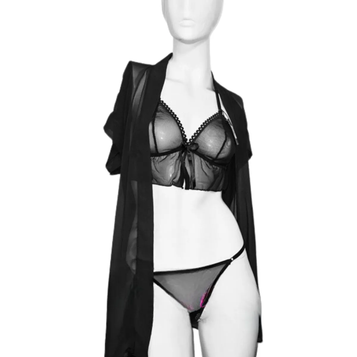 GENERICO - Bata más microbikini - Conjunto