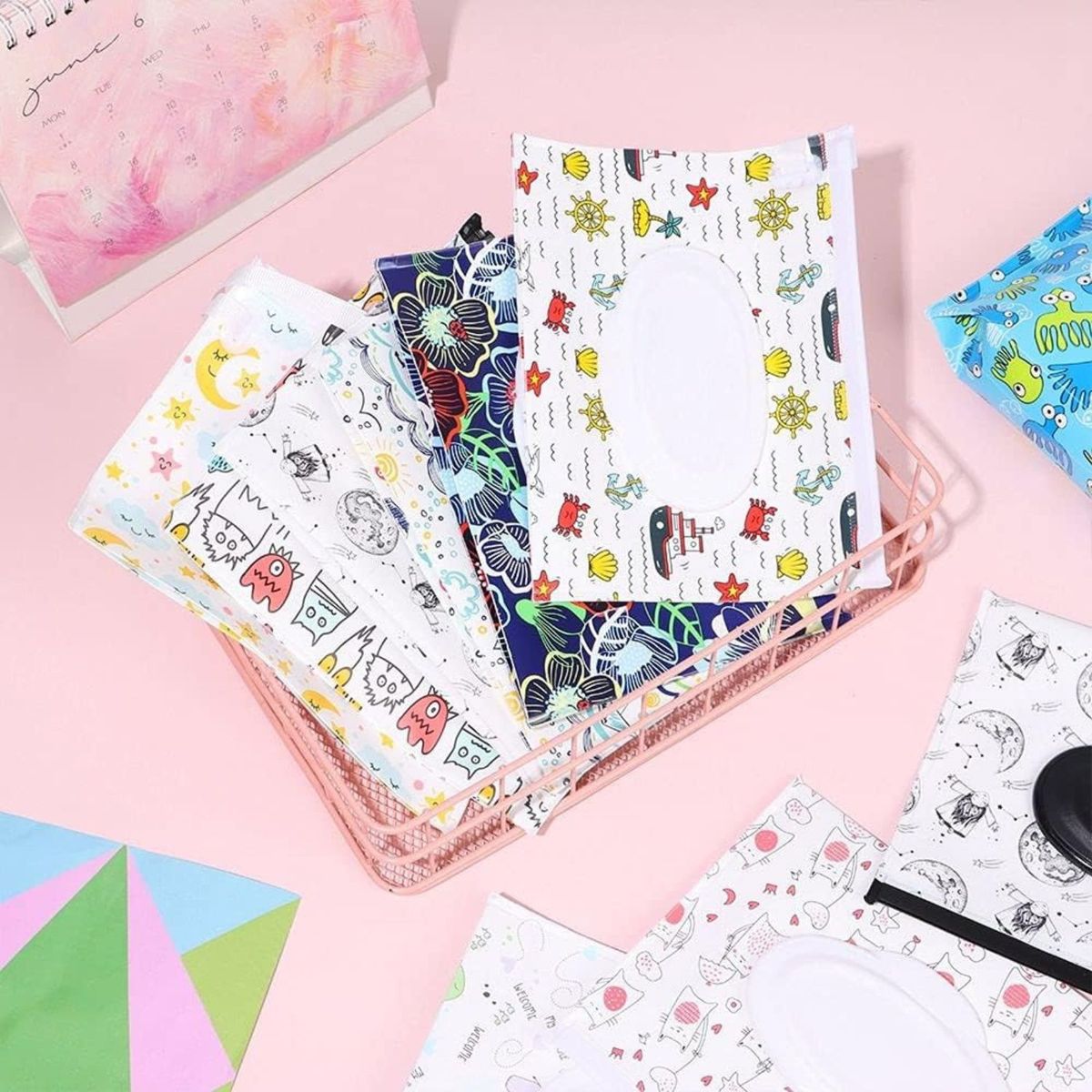 GENERICO - Mini Porta Paños Toallitas Elefant