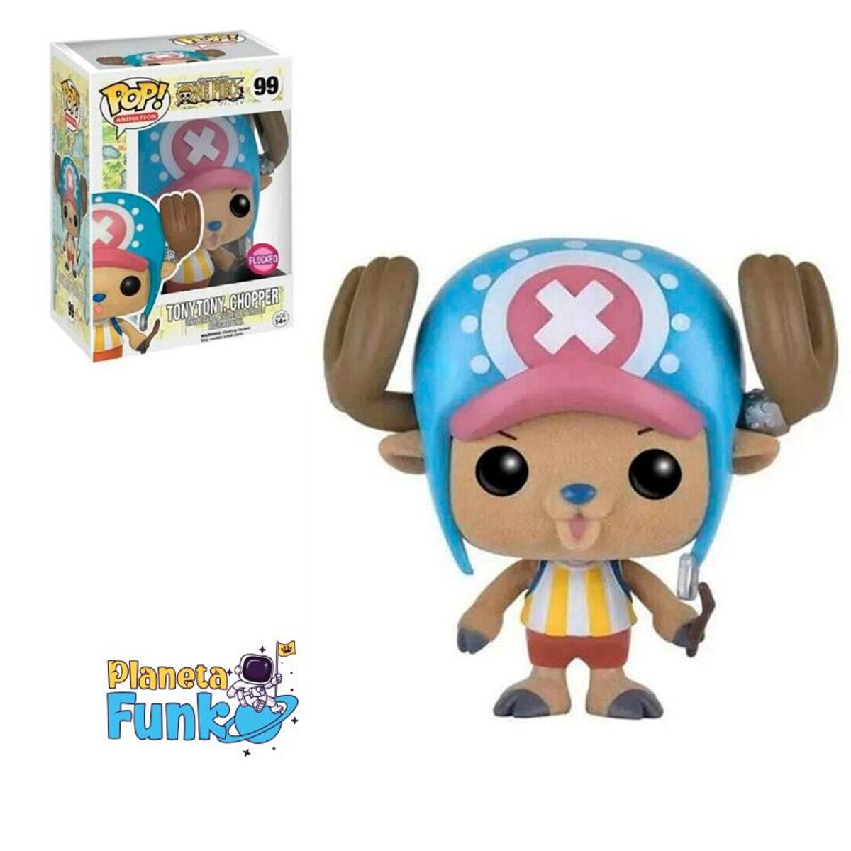 FUNKO - CHOPPER ONE PIECE FLOCKED FUNKO POP