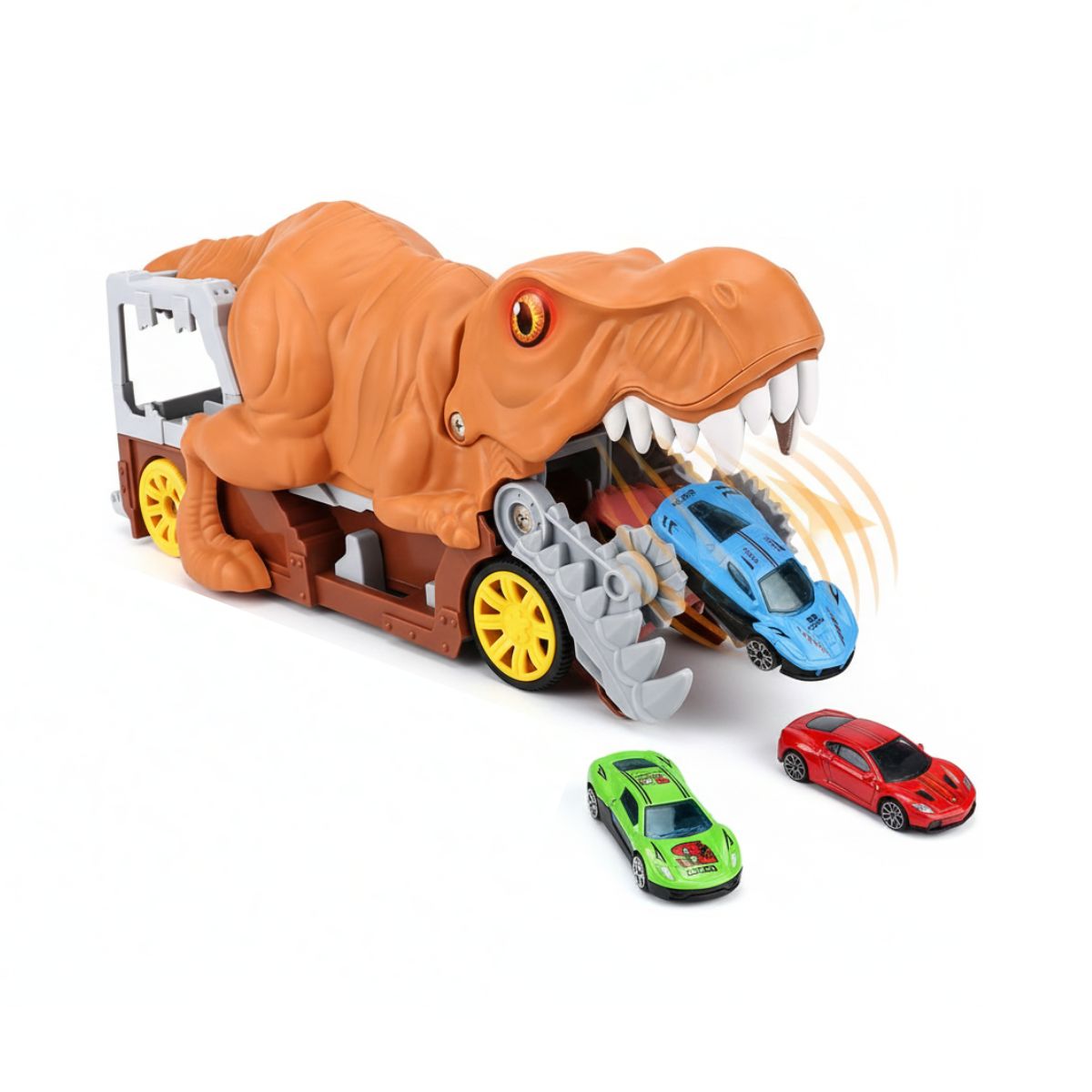 GENERICO - Dinosaurio Juguete Devorador De Autos Con Luces