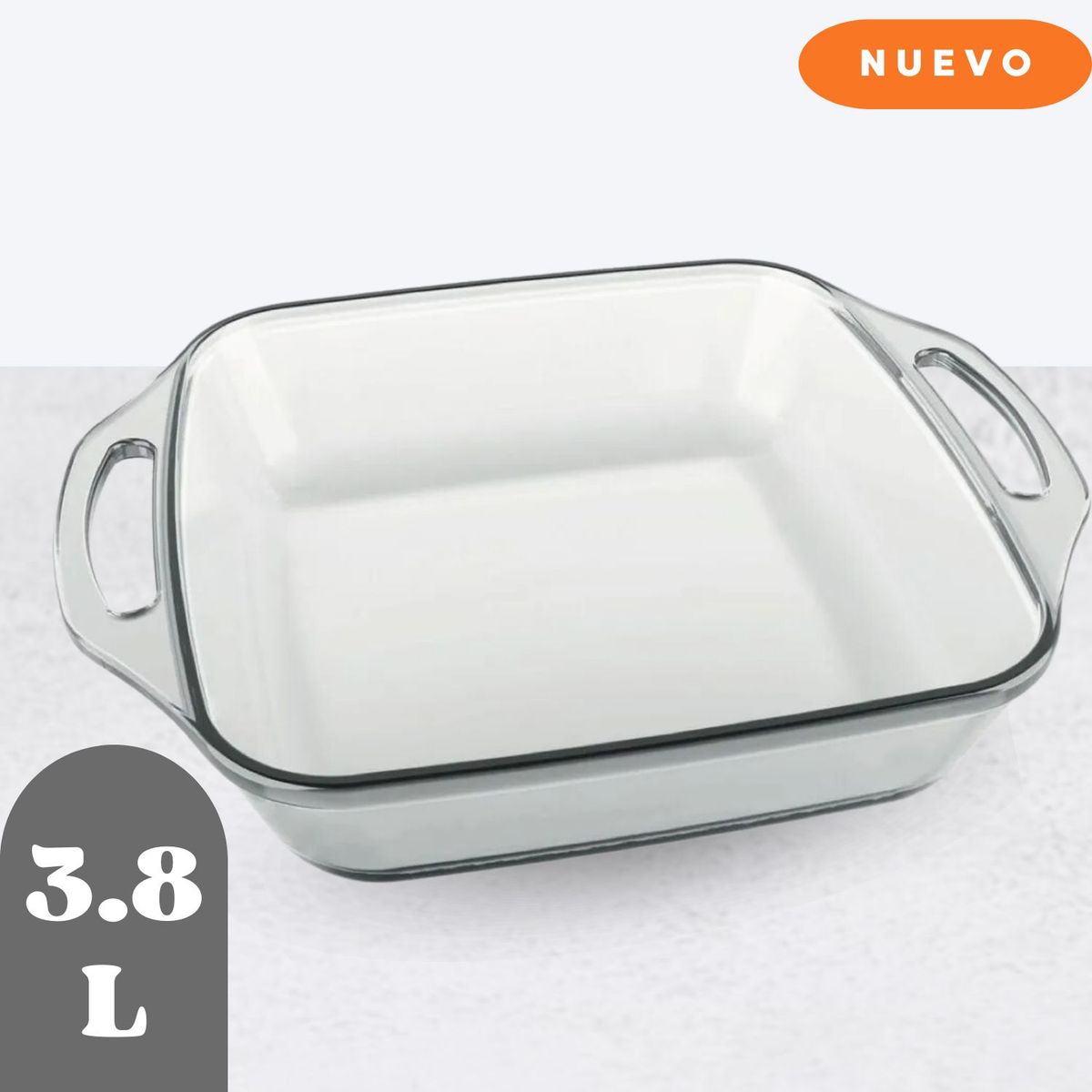 MARINEX - Asadera Cuadrada Grande Seletta de 3.8 L - Marinex