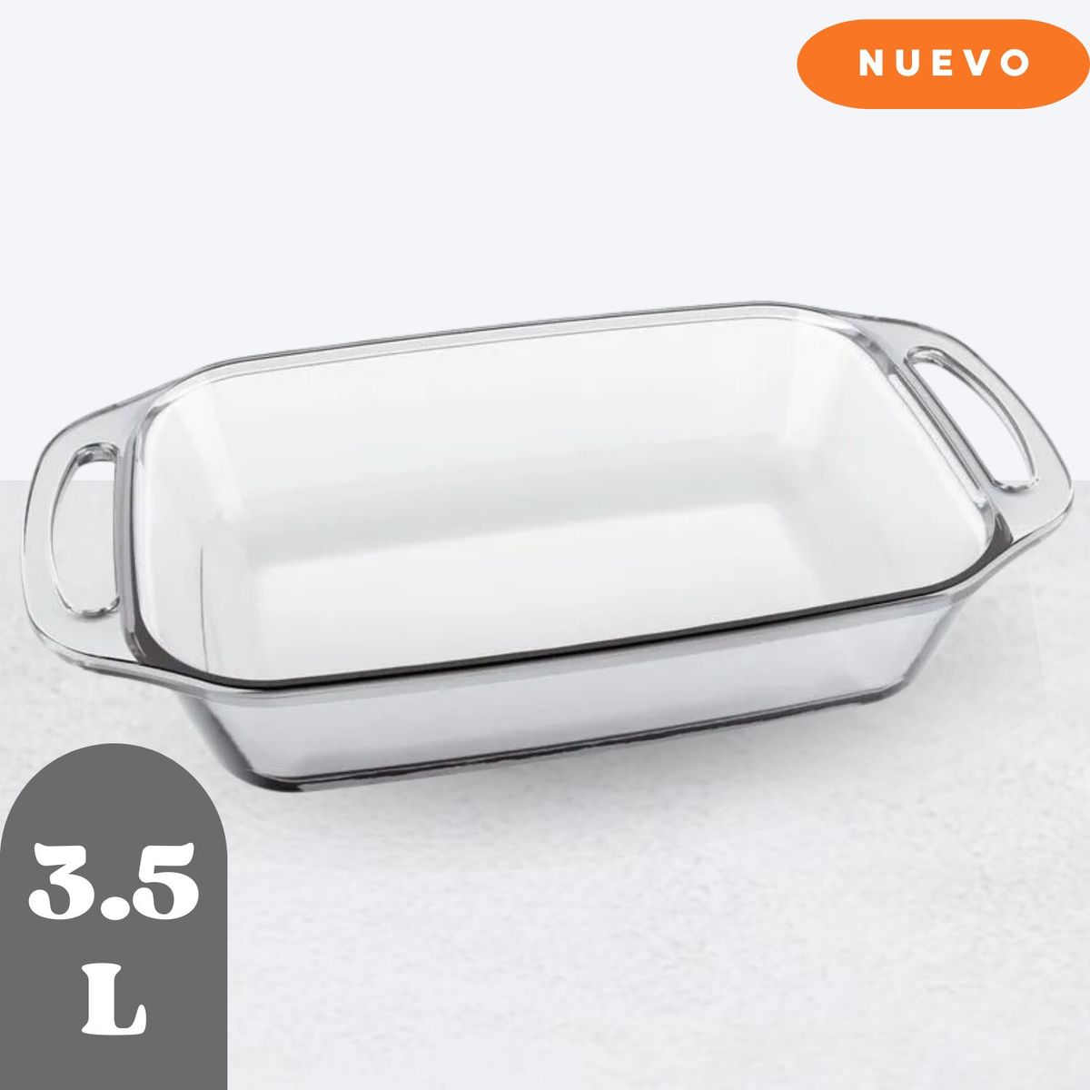 MARINEX - Asadera rectangular. 3.5 lt seletta - marinex