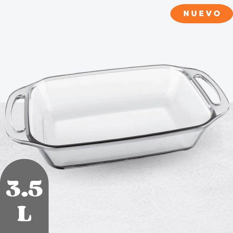 MARINEX - Asadera rectangular. 3.5 lt seletta - marinex