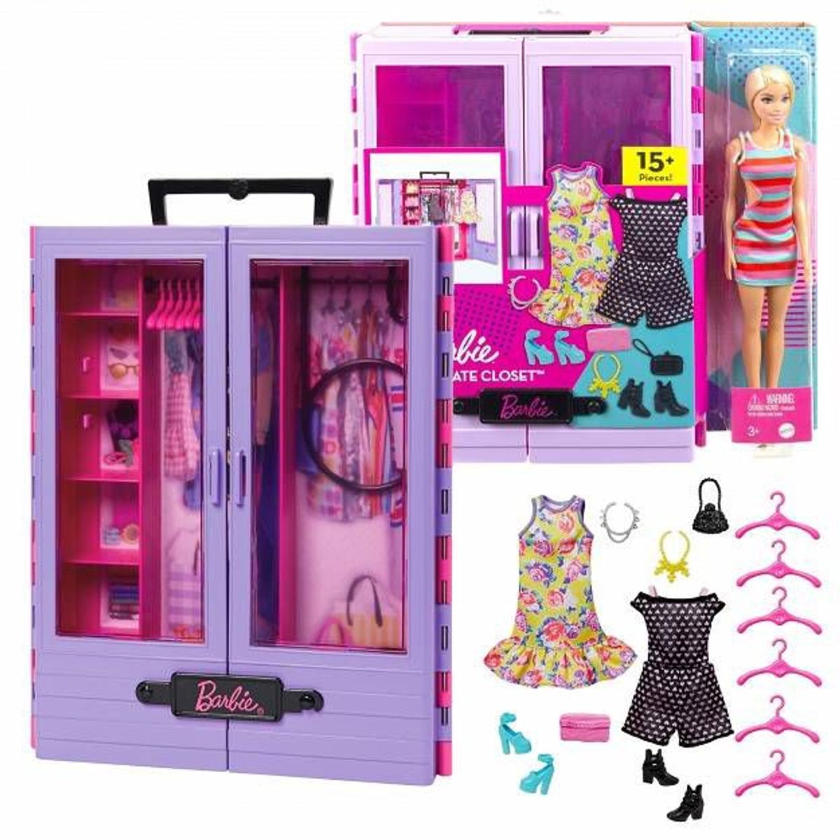 BARBIE - BARBIE CLOSET DE LUJO CON MUÑECA