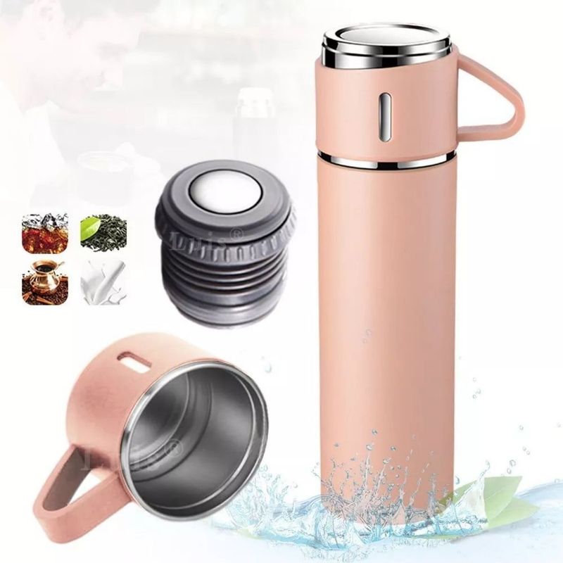 BELCHERCC5 - Termo Vaso Térmico Acero Inoxidable 500ml Con Taza