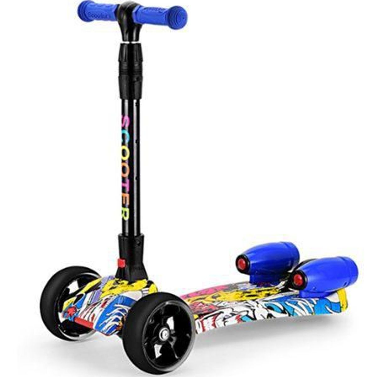 GENERICO - Scooter Patineta De Niños Musicales A Luces con Bluetoth