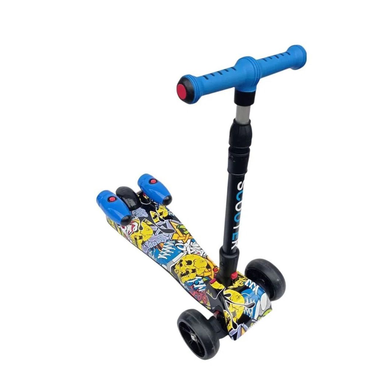 GENERICO - Scooter Patineta De Niños Musicales A Luces con Bluetoth