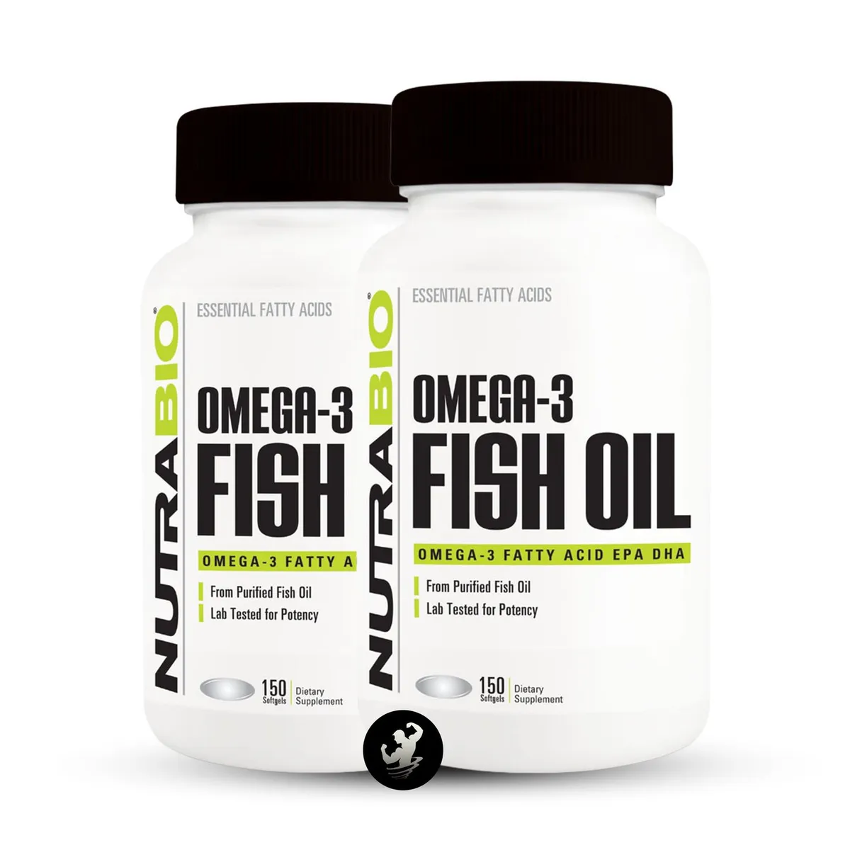 NUTRABIO - Pack x 02 Omega Fish-Oil 150 caps Nutrabio
